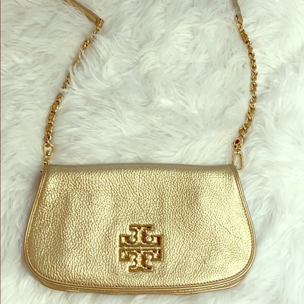Tory Burch gold cross body